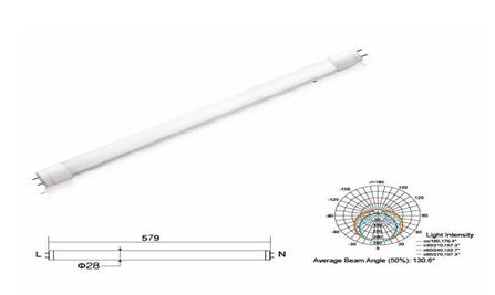 T8/60cm 內置開關電源 雙向通電