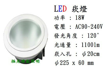 LED 8吋崁燈